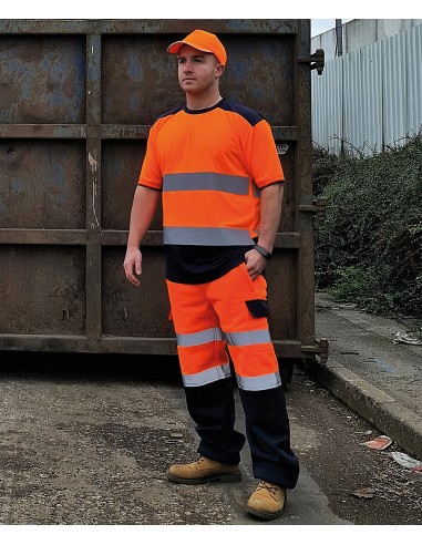 YOK-HVJ400-Hi-Vis Two-Tone T-Shirt